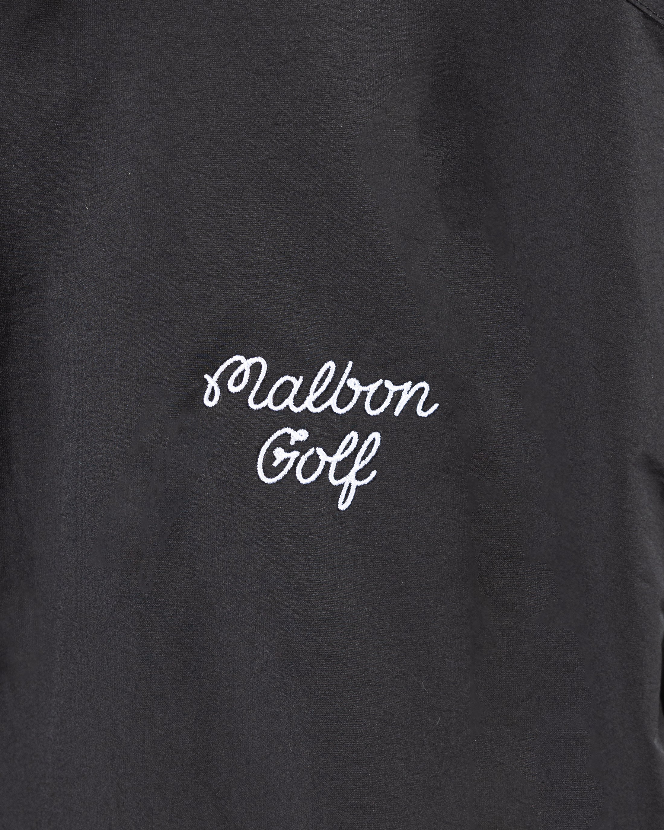 Malbon Windshirt - Black – Bisque Golf