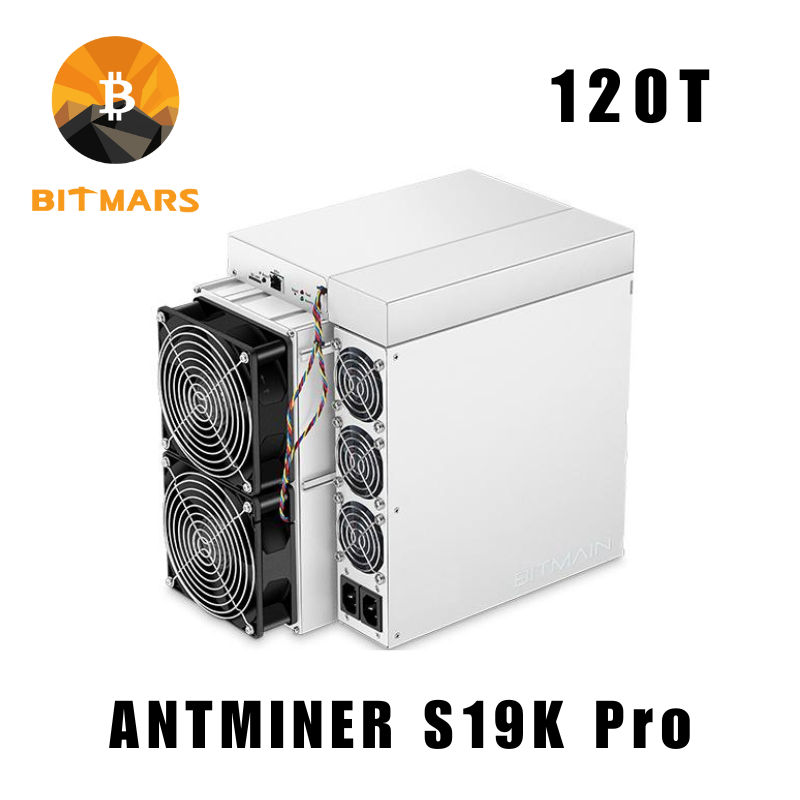 BITMAIN Antminer S19K Pro 110T-120T BTC Miner - Bitmars