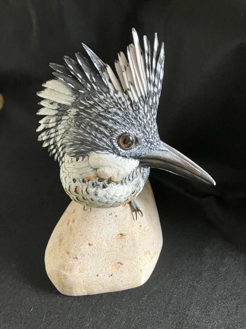 ヤマセミ バードカービング