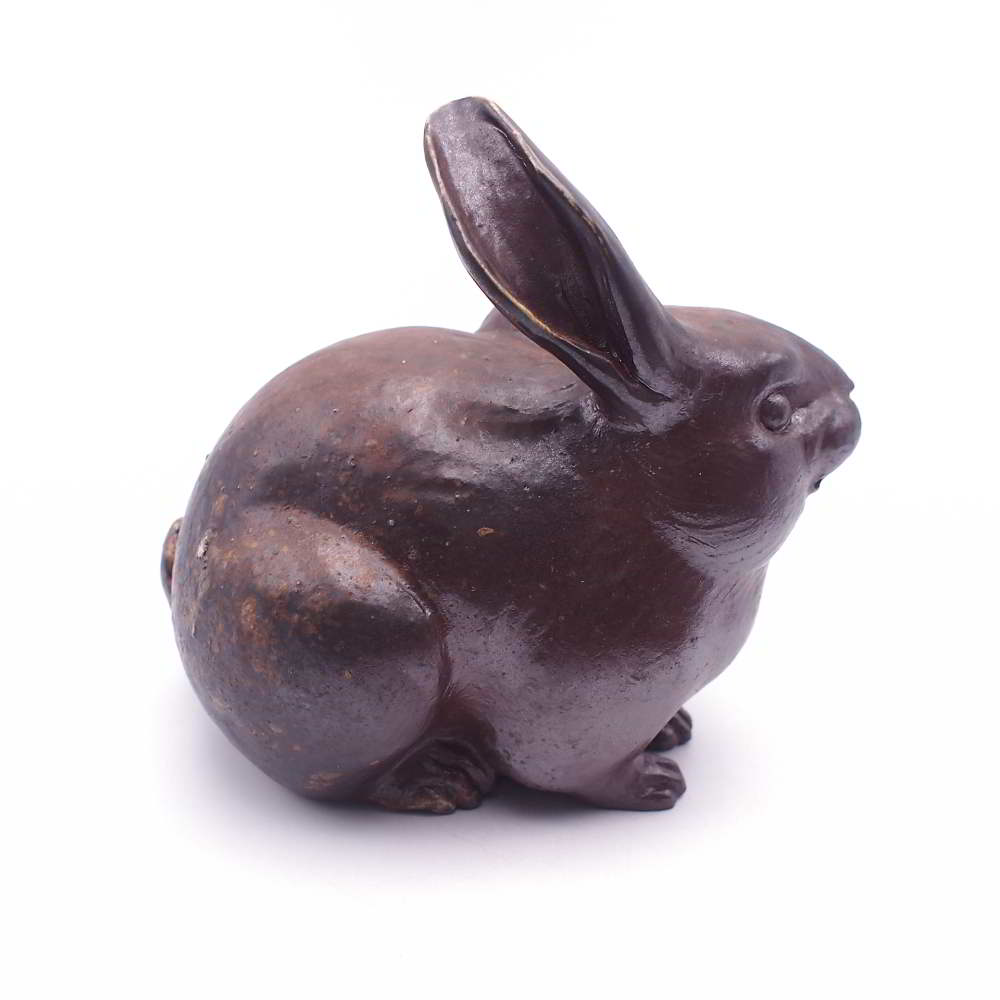 備前焼 干支【兎】桐箱付作家：17代 木村 玉舟 - 備前焼通販ギャラリー