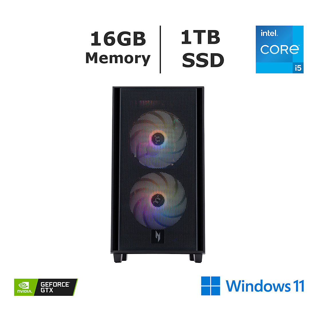 Acer Nitro 60 Gaming Desktop, Intel Core i5 Processor, 16GB Memory