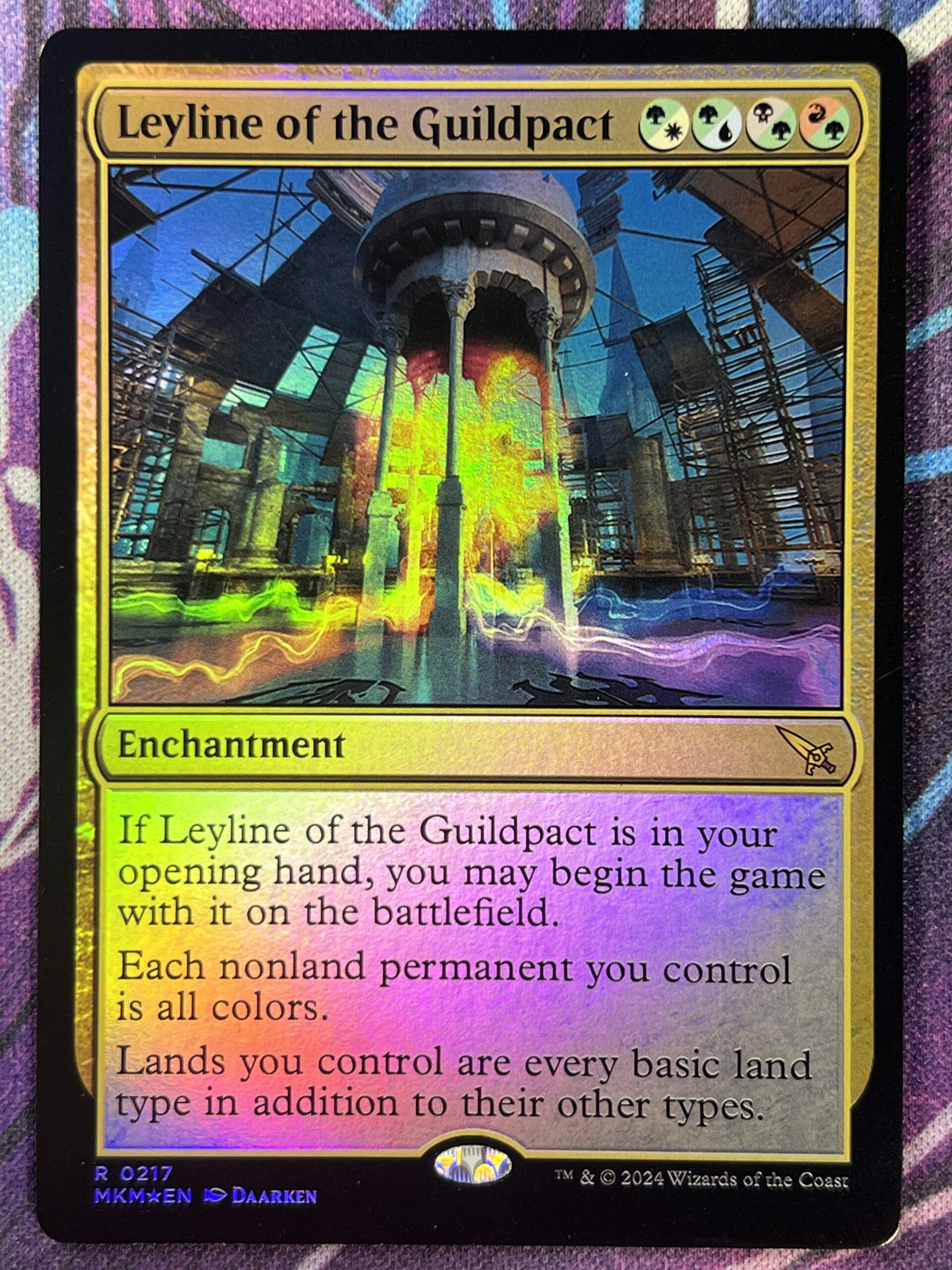 Leyline of the Guildpact MKM Foil – Bootleg Mage