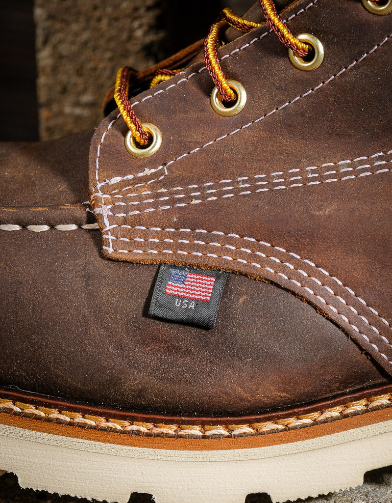 Men's 8” American Made Moc Steel Toe 804-4378 — Boyers BootnShoe