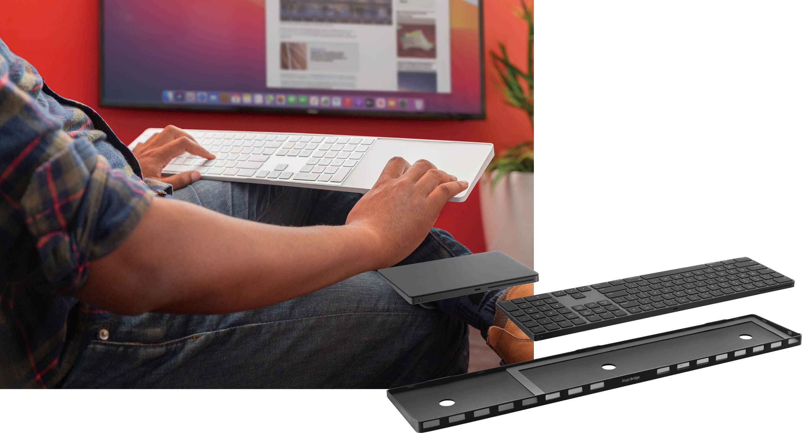 キーボード×トラックパッド Apple純正の周辺機器を一体化させよう