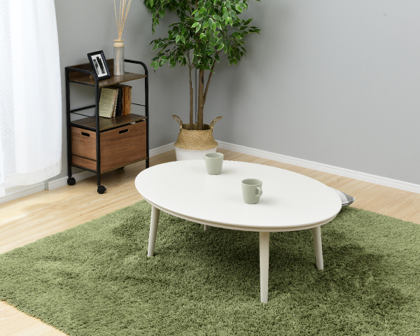 商品情報_テーブルこたつ 楕円形 | 山善の商品情報サイト | YAMAZEN BOOK