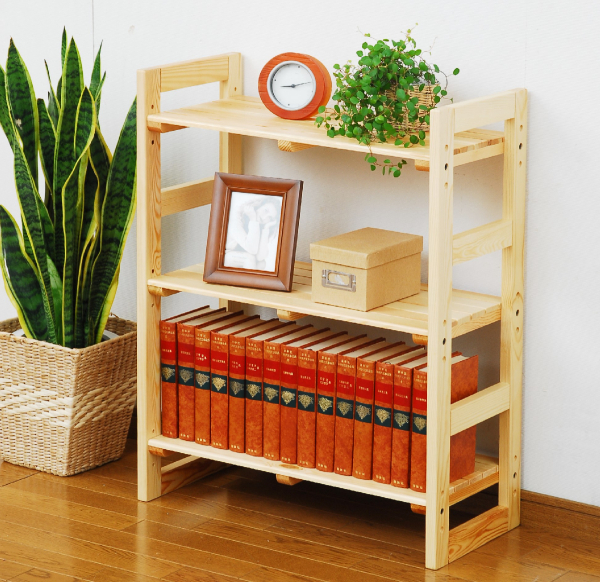商品情報_シンプルウッドラック（高さ80cm） | 山善の商品情報サイト