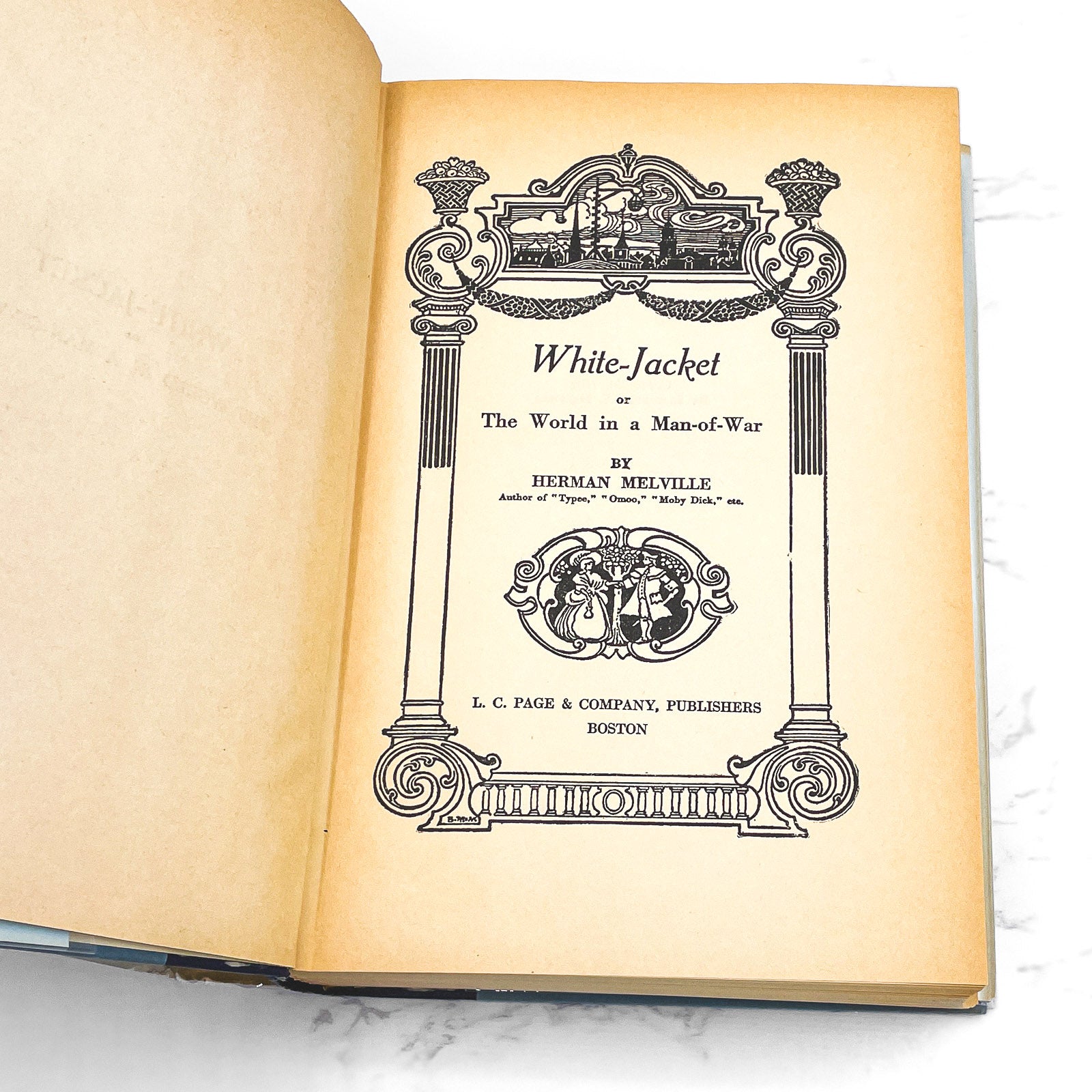 White Jacket or The World in a Man-of-War by Herman Melville [1950