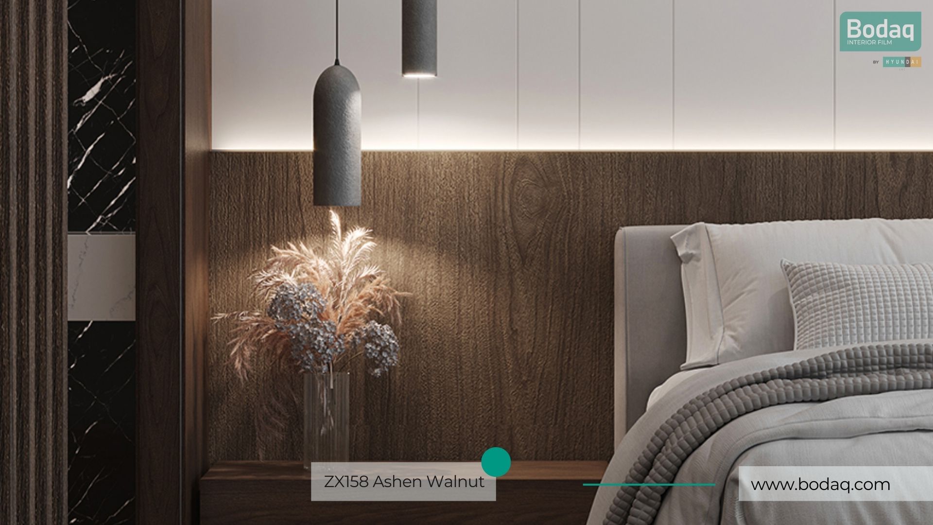 ZX158 Ashen Walnut Film - Wood Collection