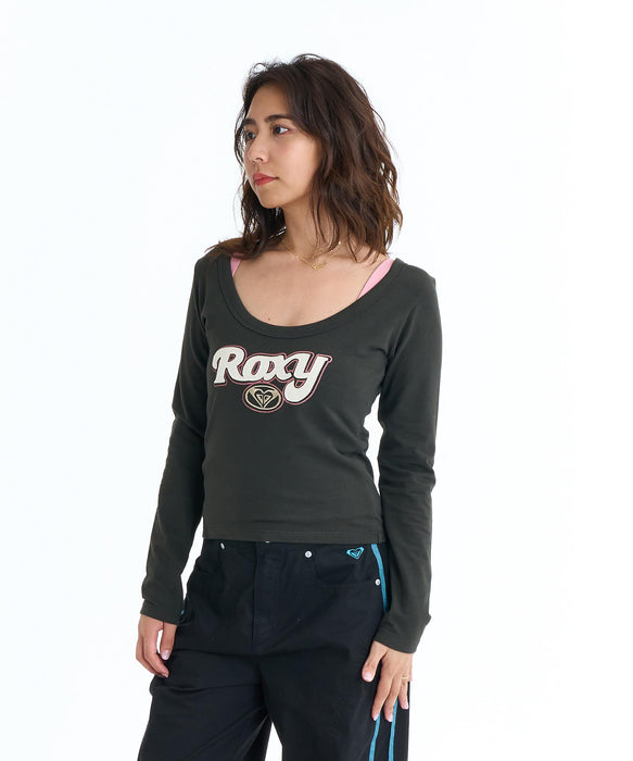 ROXY BREAK MY SOUL 長袖Tシャツ キャミソールセット 【2026年春夏モデル】
