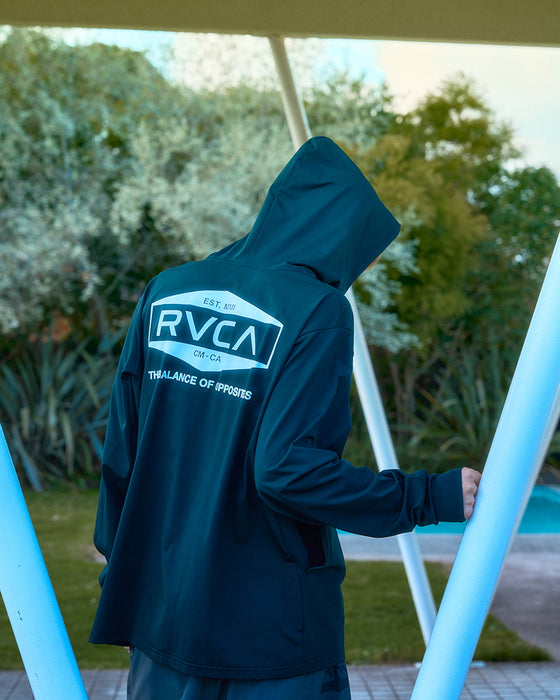 OUTLET】RVCA メンズ ILL RVCA HEX BOX SFHD 長袖サーフTシャツ 【2025