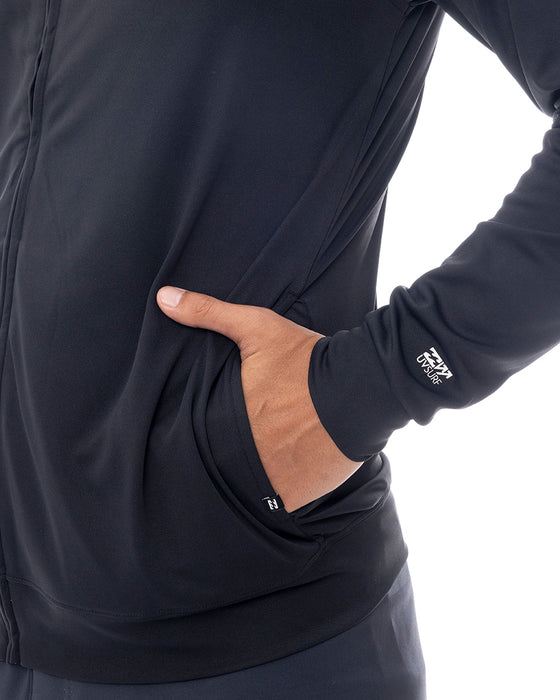 OUTLET】BILLABONG メンズ RASH ZIP THRU ジップラッシュガード 【2025