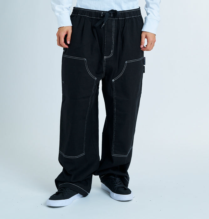 OUTLET】DC Shoes 24 SUPERWIDE BAGGY DOUBLE KNEE PANT
