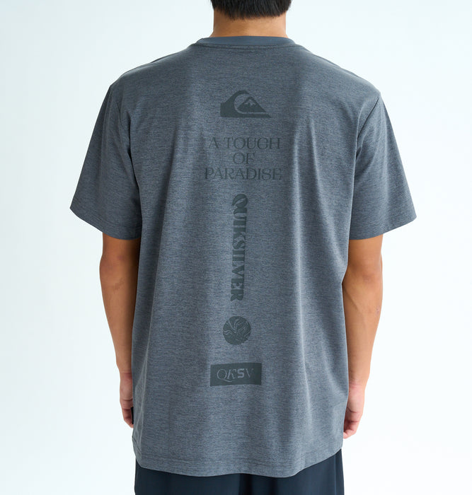 OUTLET】QUIKSILVER メンズ VERTICAL LOGO SS 半袖ラッシュガード