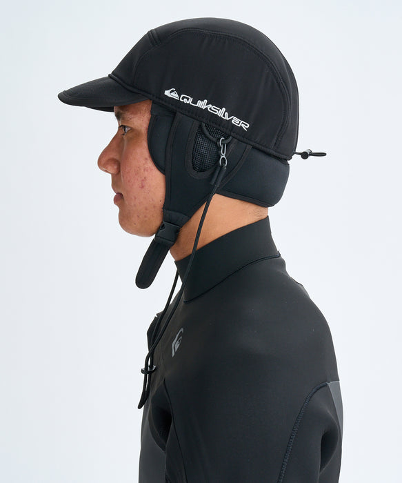QUIKSILVER メンズ COLD WATER STYLE SURF CAP サーフキャップ あご紐付き