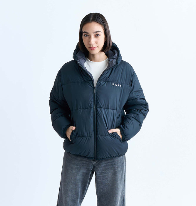 OUTLET】Roxy THINKING OF YOU ジャケット 撥水 バッグ付き