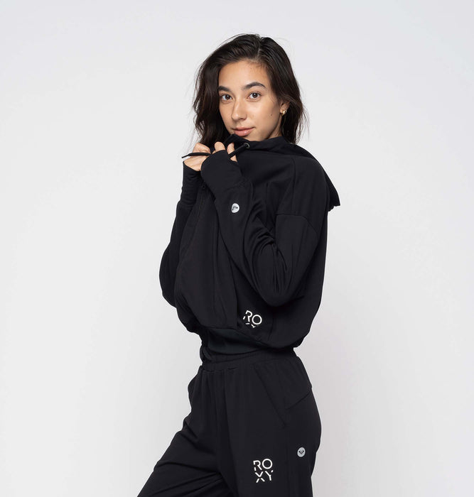 OUTLET】Roxy 速乾 UVカット フーディ ジップパーカー FEELING COZY HOODIE