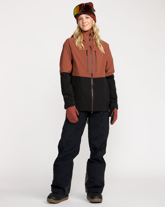 VOLCOM レディース VS 3L STRETCH GORE JACKET スノージャケット