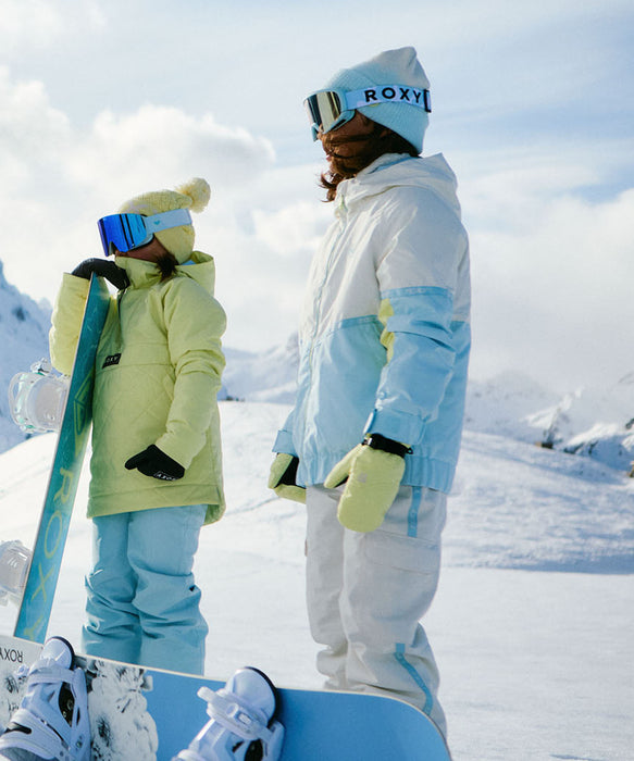ROXY キッズ HEKLA ICE GIRL JK スノージャケット ロゴ入り 【25