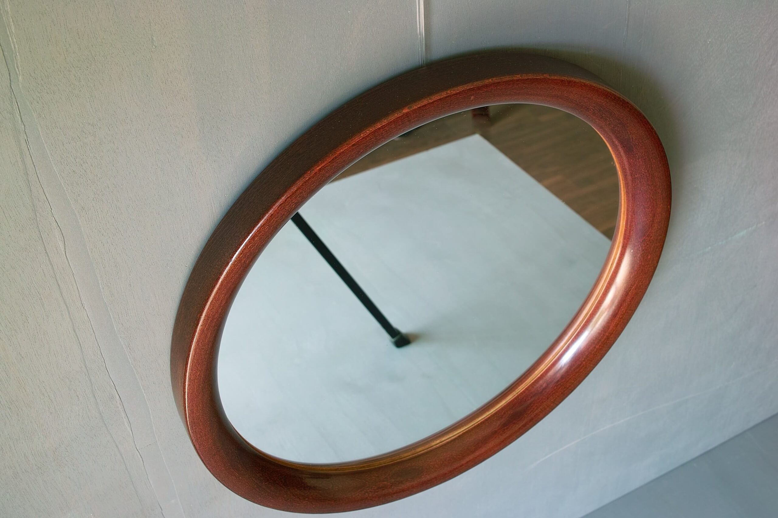 No.7828「曲木のウォールミラー：秋田木工/柳宗理デザイン」SOLD