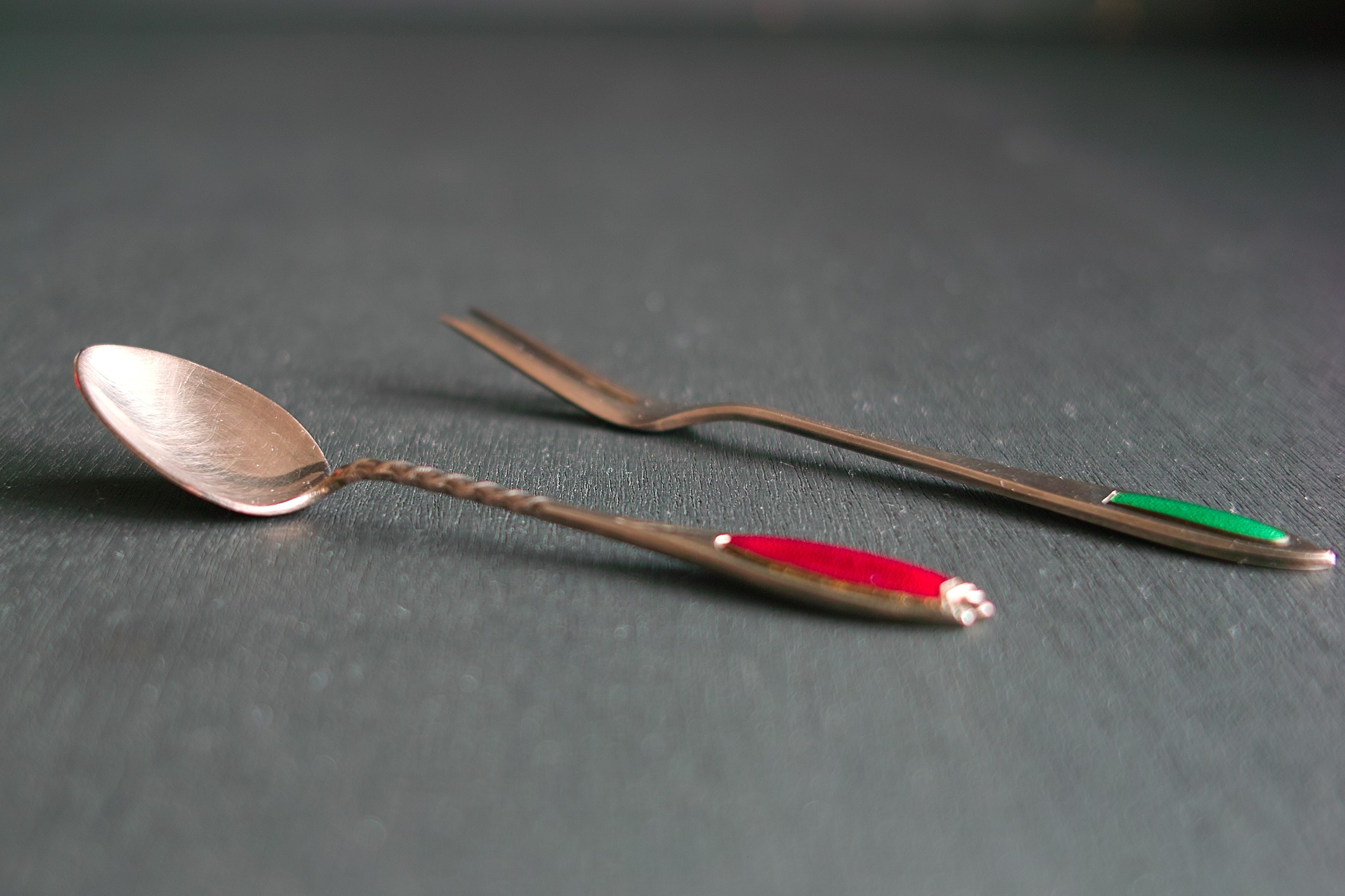 No.7160/7161「デザートスプーン＆フォーク 10本セット：安藤七宝店