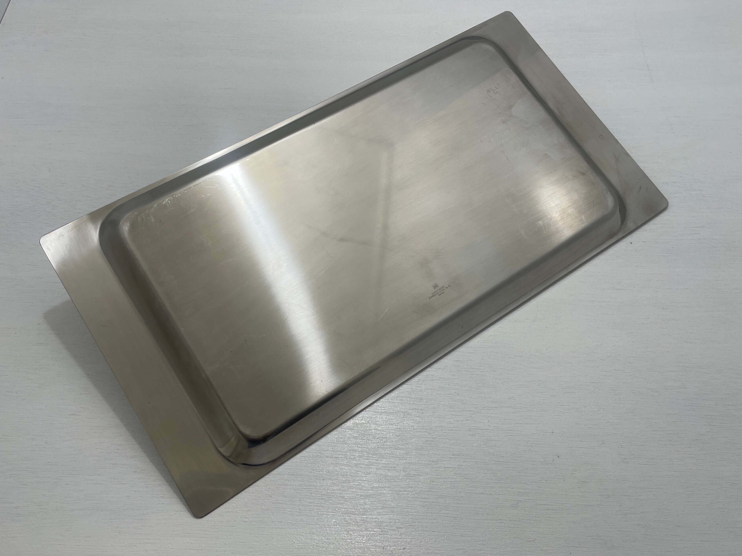 No.9921「ステンレストレイ：LUCKY WOOD」46×23cm SOLD | ボルトナット