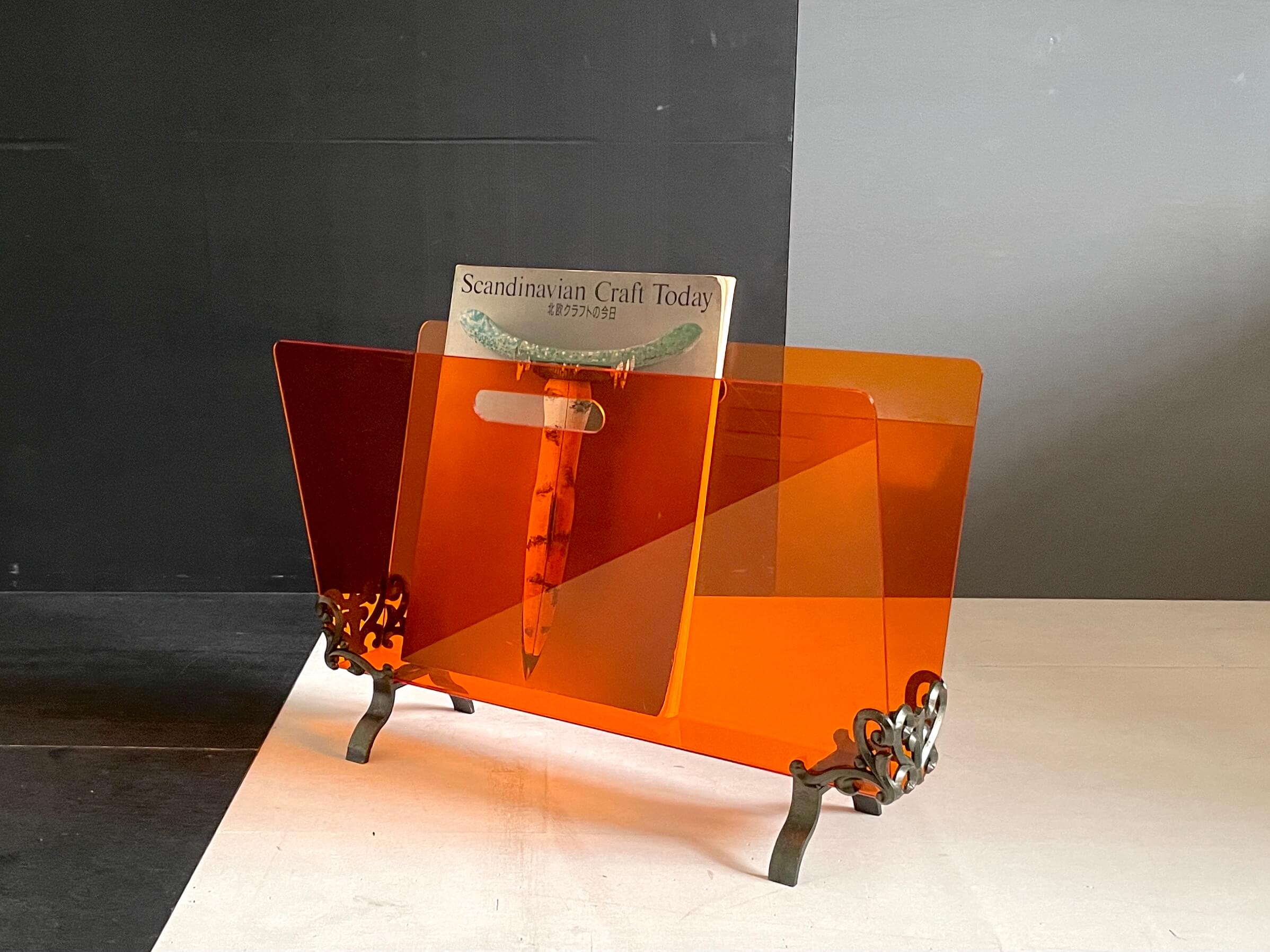 No.9843「マガジンラック：アクリル×銅」SOLD | ボルトナットマーケット