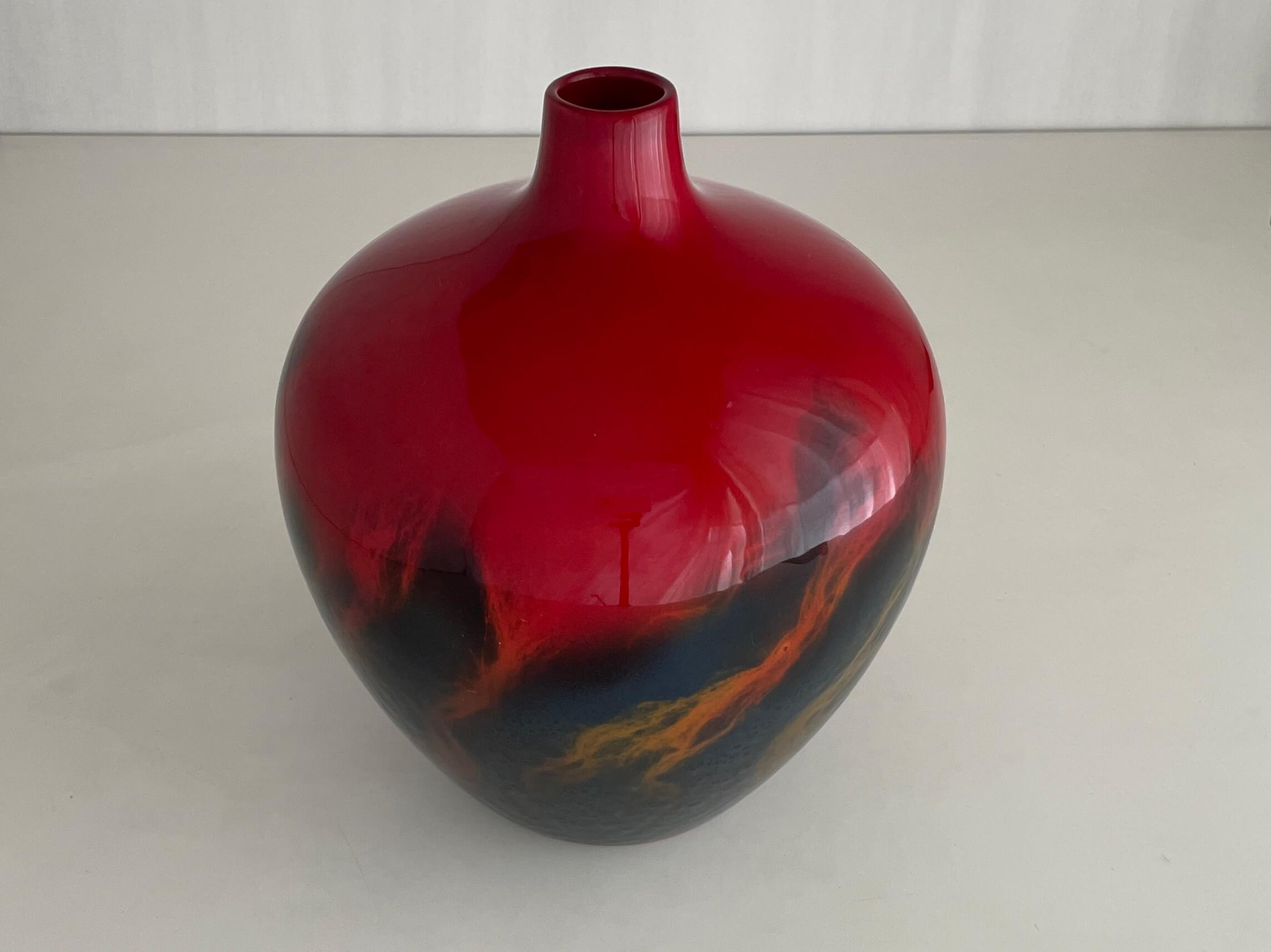 No.10096「ロイヤルドルトン〈FLAMBE VEINED〉ベース：イギリス」高さ