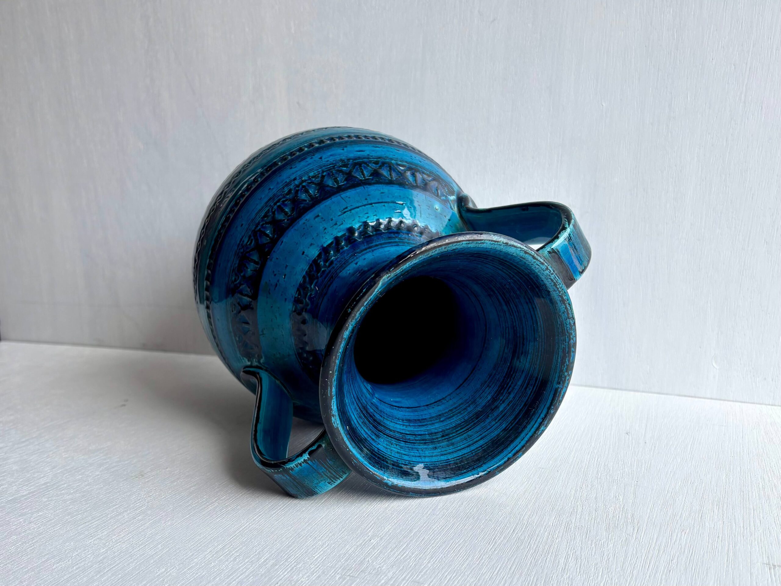 No.11544「FLAVIA〈リミニブルー〉ベース：イタリア」高さ26cm