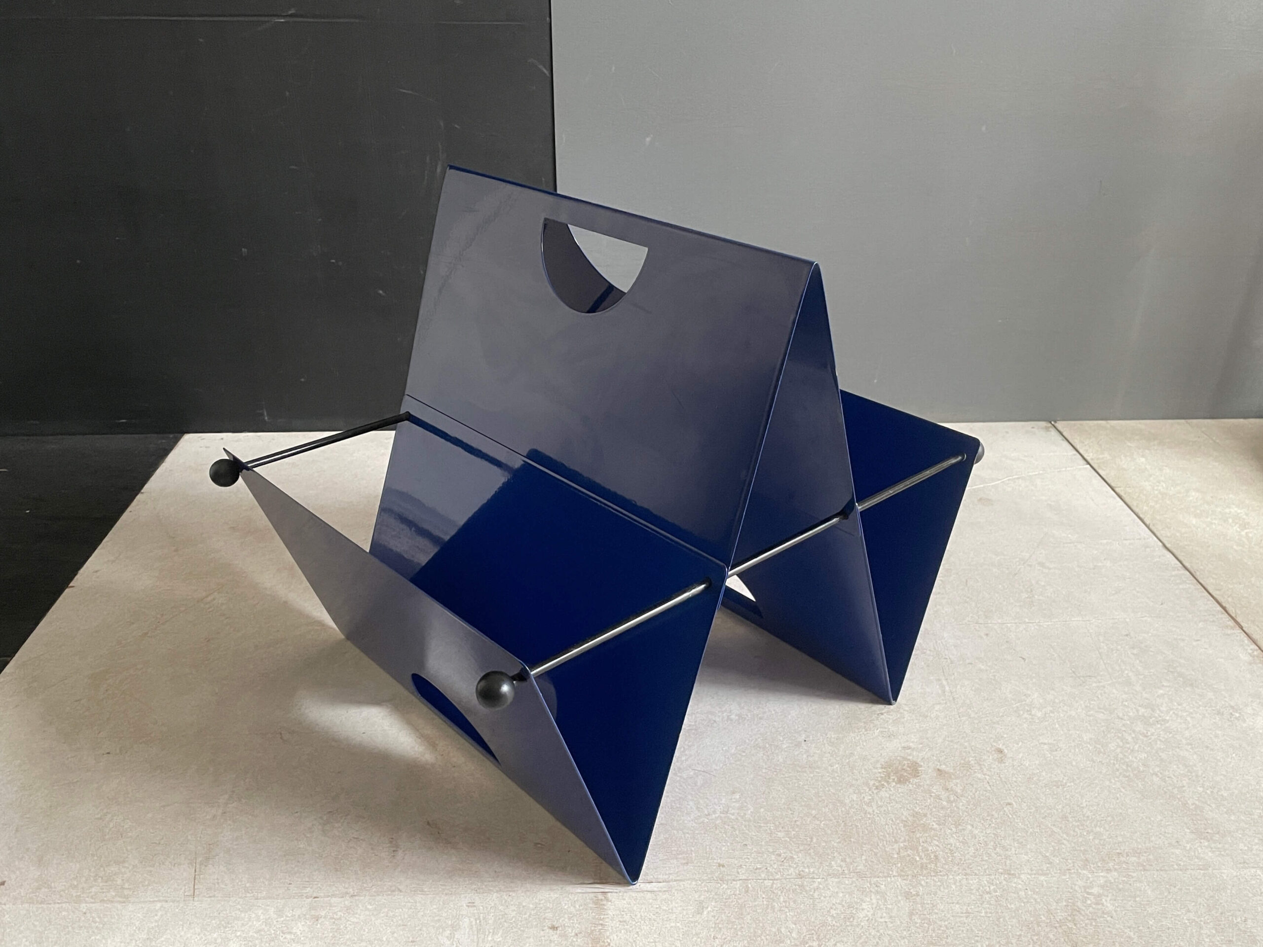 希少 70年代 ドイツ製 ヴィンテージ マガジンラック ポストモダン