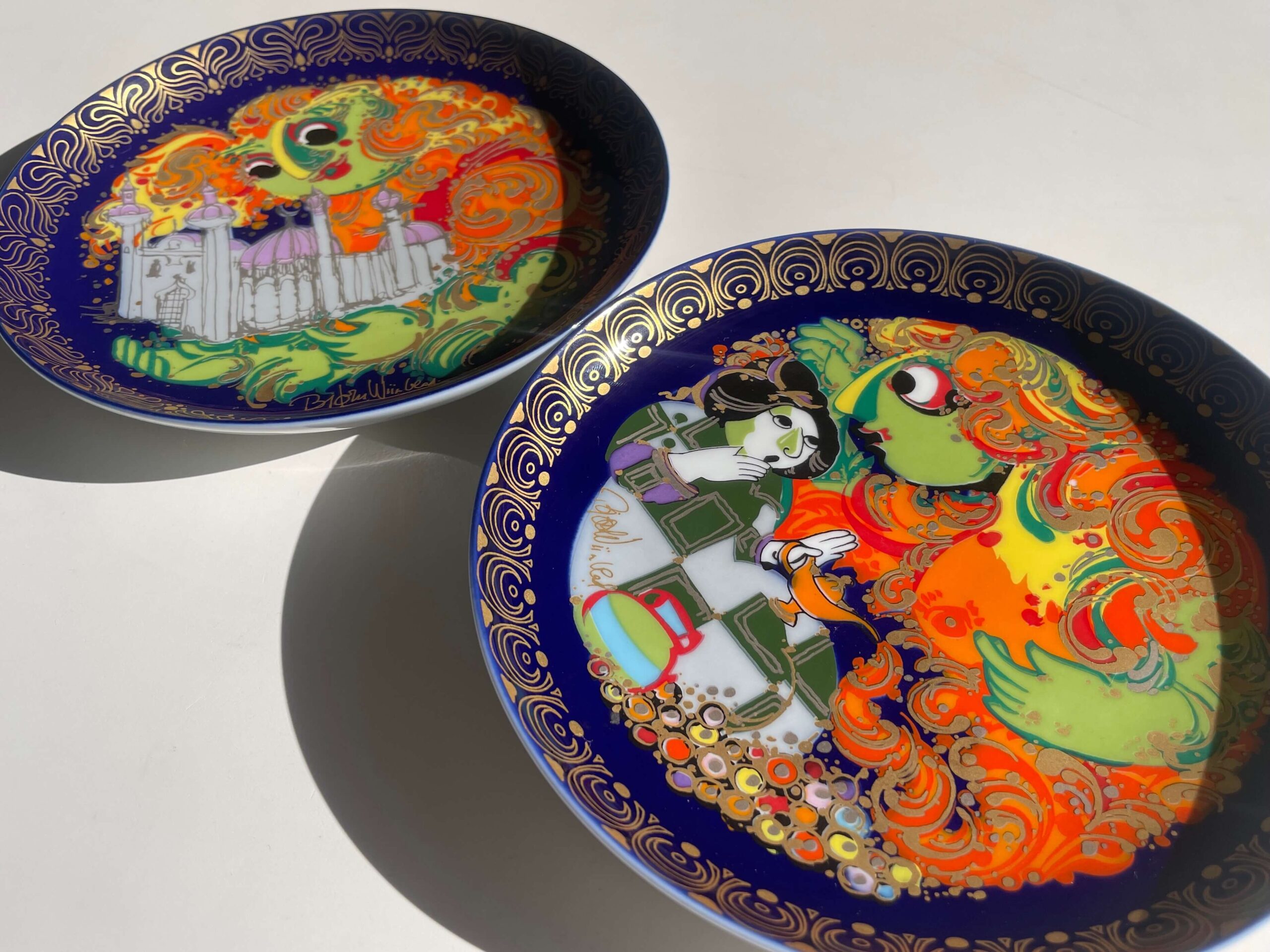 No.10360「Rosenthal〈Aladin und die Wunderlampe〉飾り皿：ビョルン