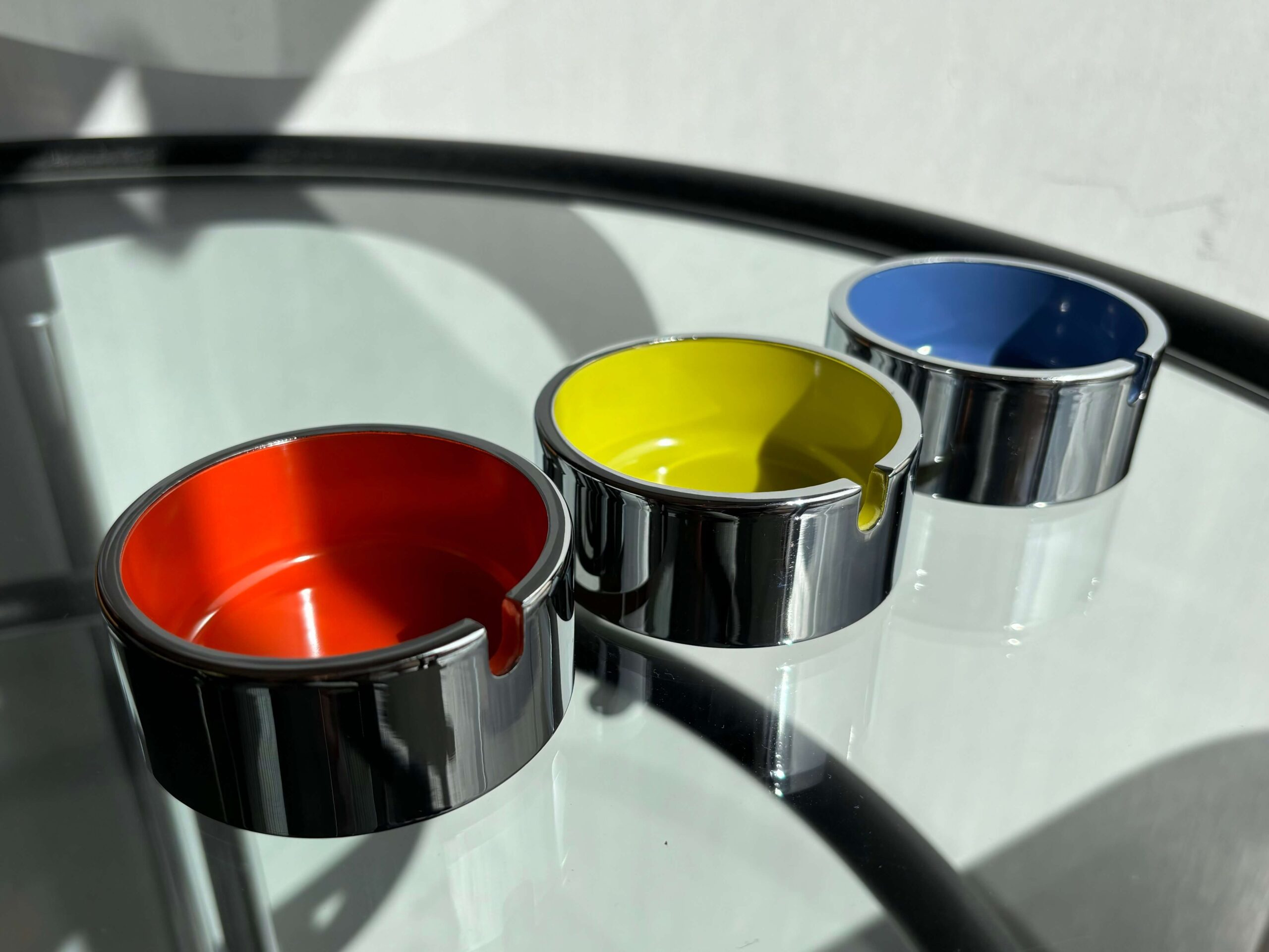 No.10976「剣持勇デザイン〈TOWER ASH-TRAY〉3色セット：Martian」直径