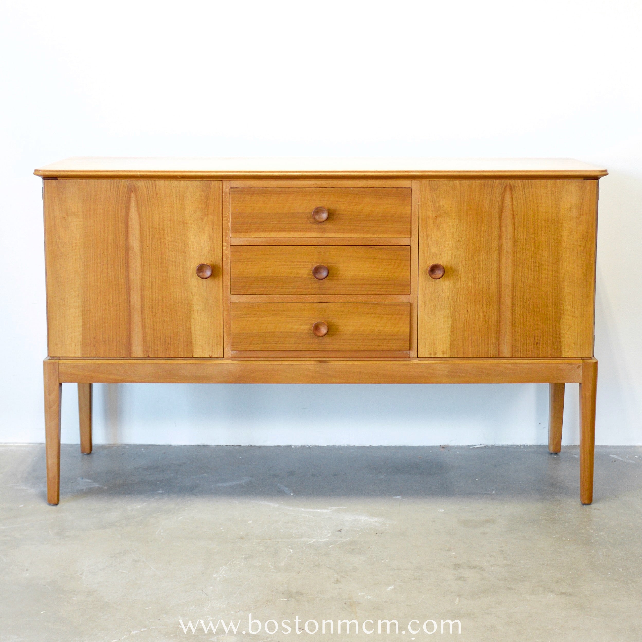 Gordon Russell Black Walnut Sideboard / Credenza - Vintage Mid