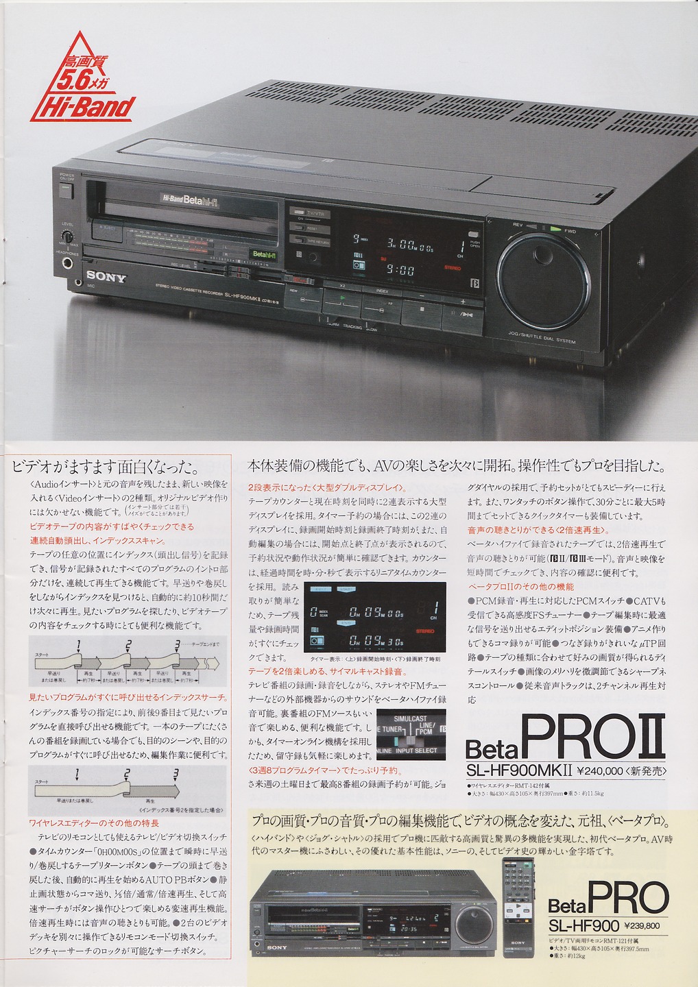 ベータマックス 1986年6月 | ソニー坊やと呼ばれた男