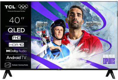 TV QLED TCL 40S59K 2025-40 pouces (100cm) | Boulanger