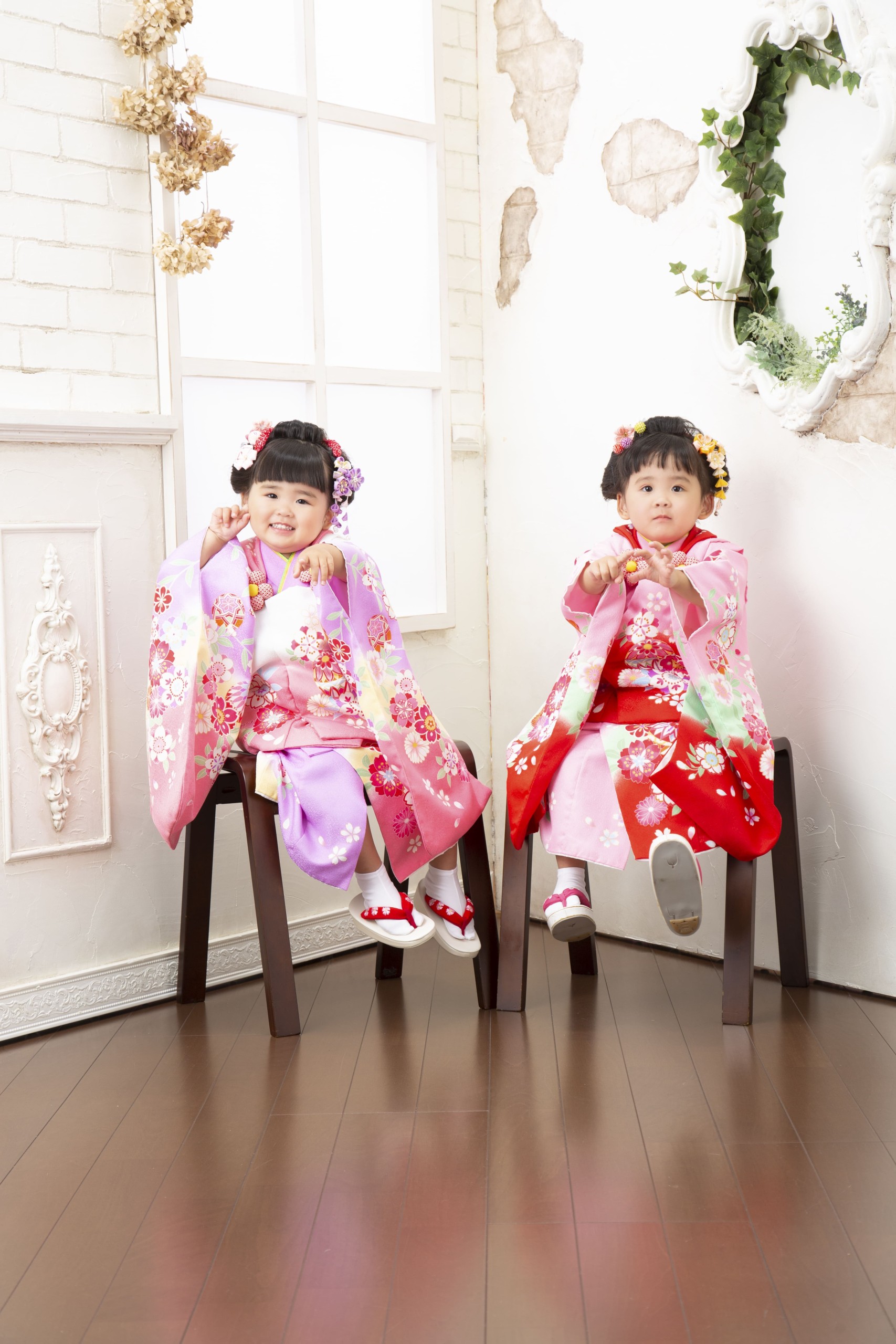 双子にお勧め！お揃いで着たい三歳被布！ | 夢館スタッフおすすめブログ