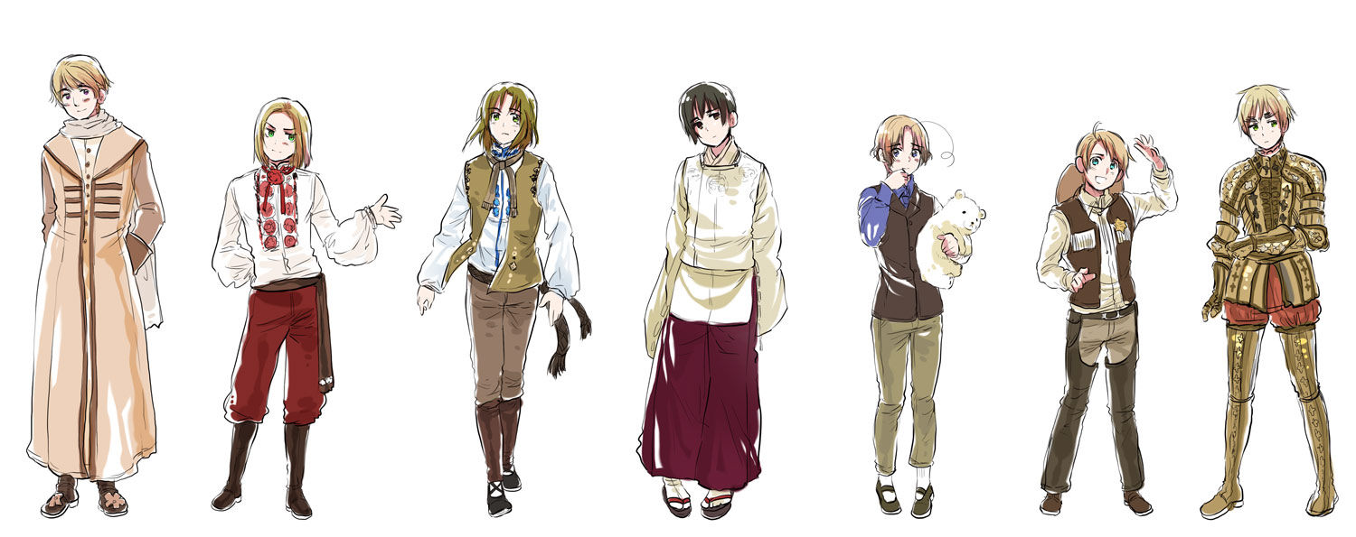 ヘタリア The Beautiful World 原画・設定資料集 感想 ※9月14日訂正