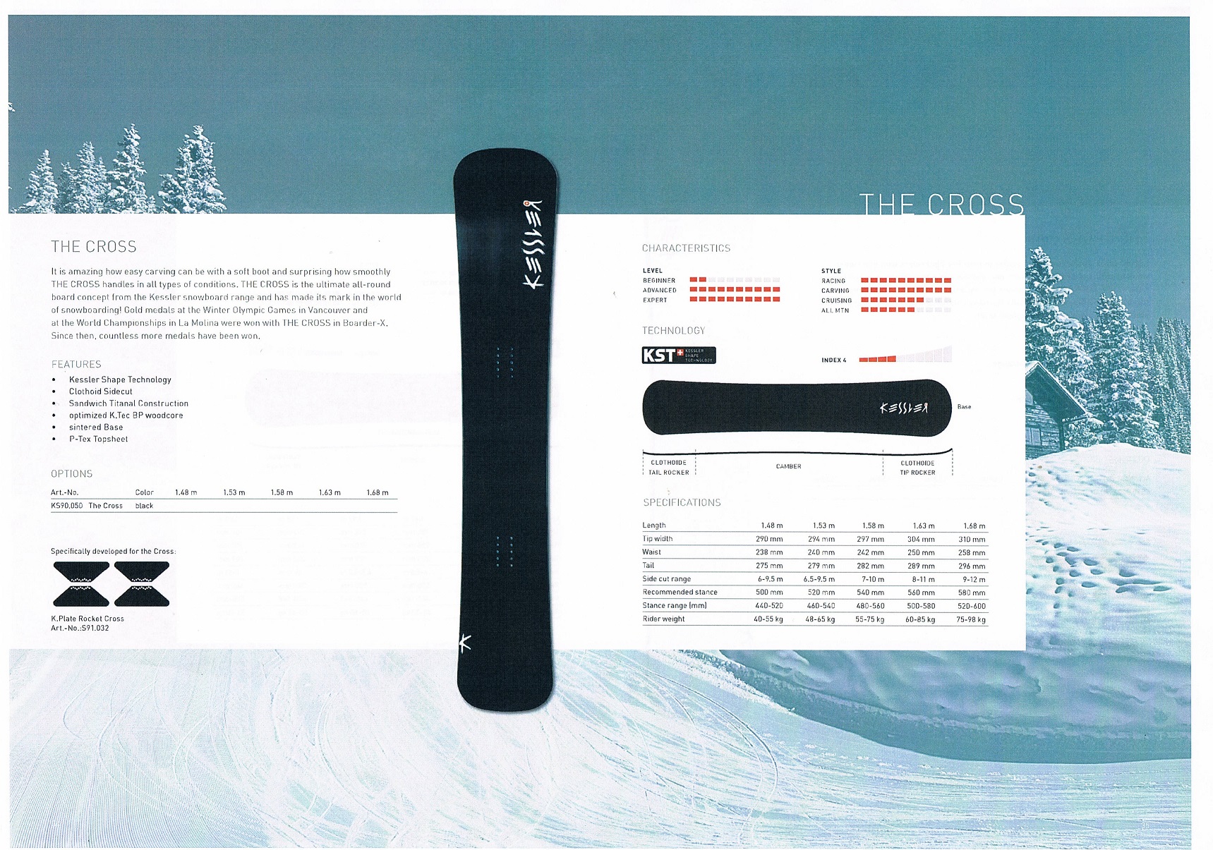 ケスラースノーボード THE CROSS インプレッション！！ | 海底少年