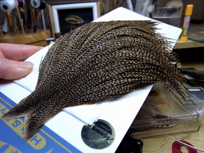 Whiting High & Dry Hackle Dyed Tan Grizzly | BIZENアングラ