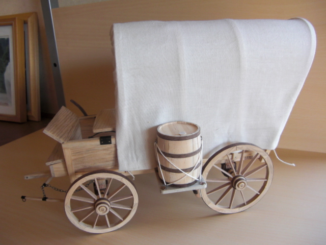 カントリー幌馬車(Covered Wagon)パート2完成(^O^)／ | ミニチュア木工