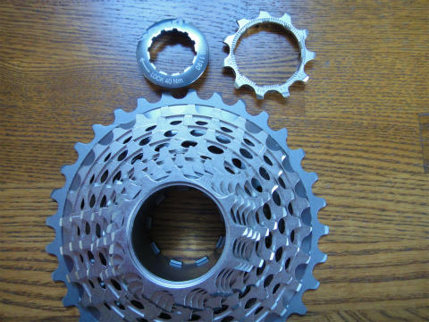 削りだしがそそる、SRAM RED XG 1190 カセットスプロケット - あと3km