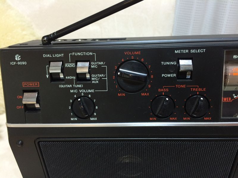SONY ギターアンプラジオ ICF-9090 調整 #1 | Surfman Vintage Sound