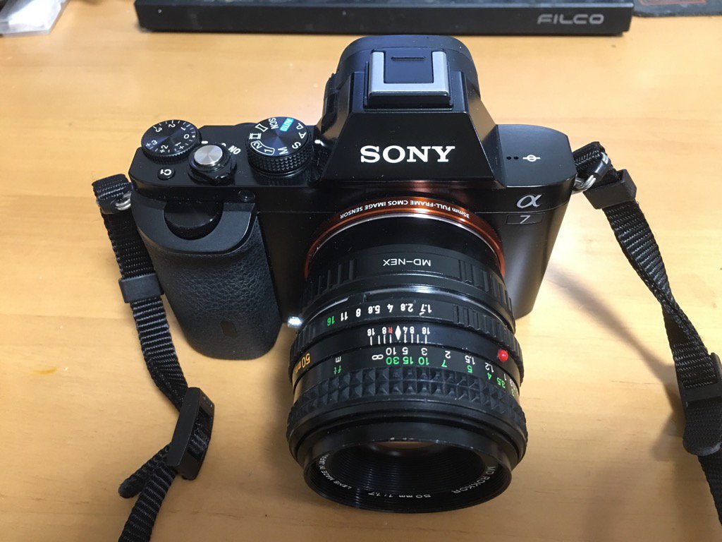 みぞれぶろぐ Mizole blog - MINOLTA MD ROKKOR 50mm F1.7 × SONY α7