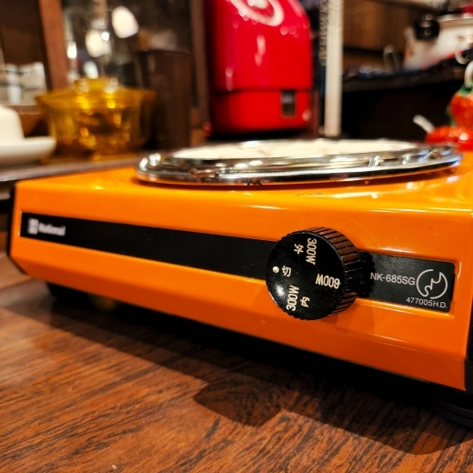 昭和レトロなナショナル電気コンロ - [Sold Out]過去の販売商品