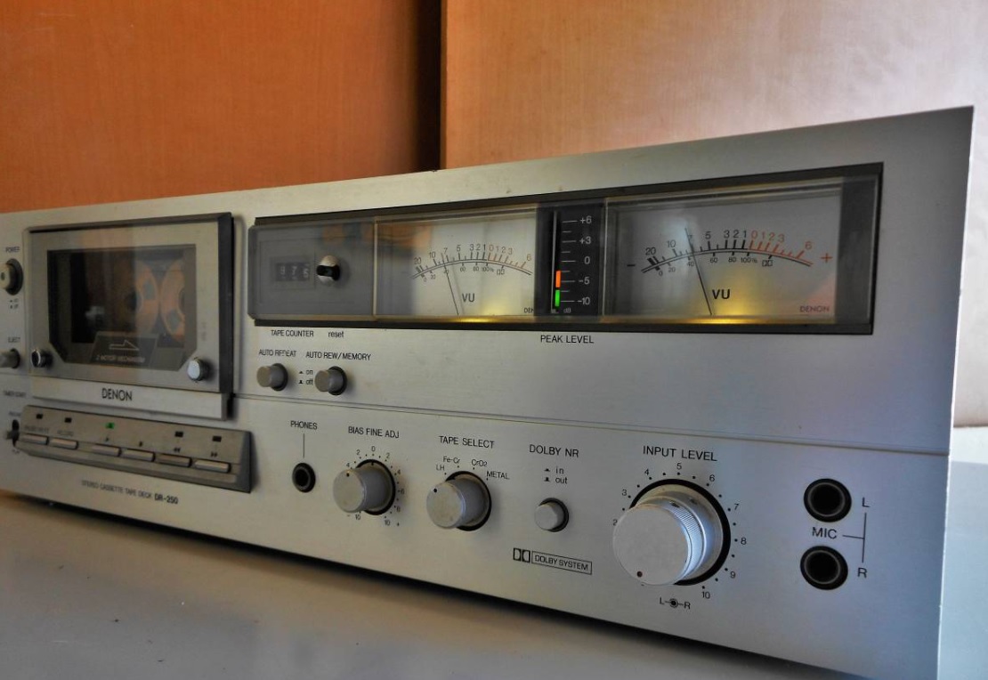 ヴィンテージ DENON カセットデッキ DR-450