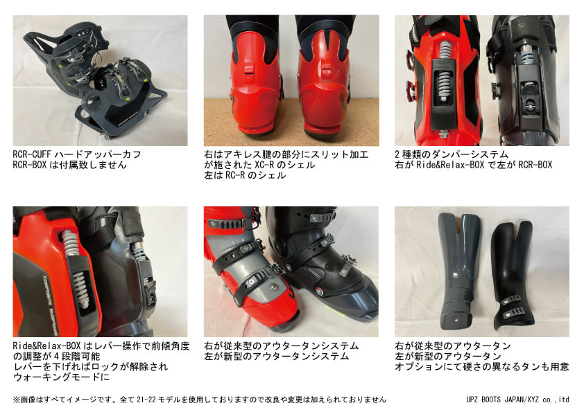 22-23ニューモデル UPZ(ユーピーゼット)スノーボードハードブーツ RC‐R