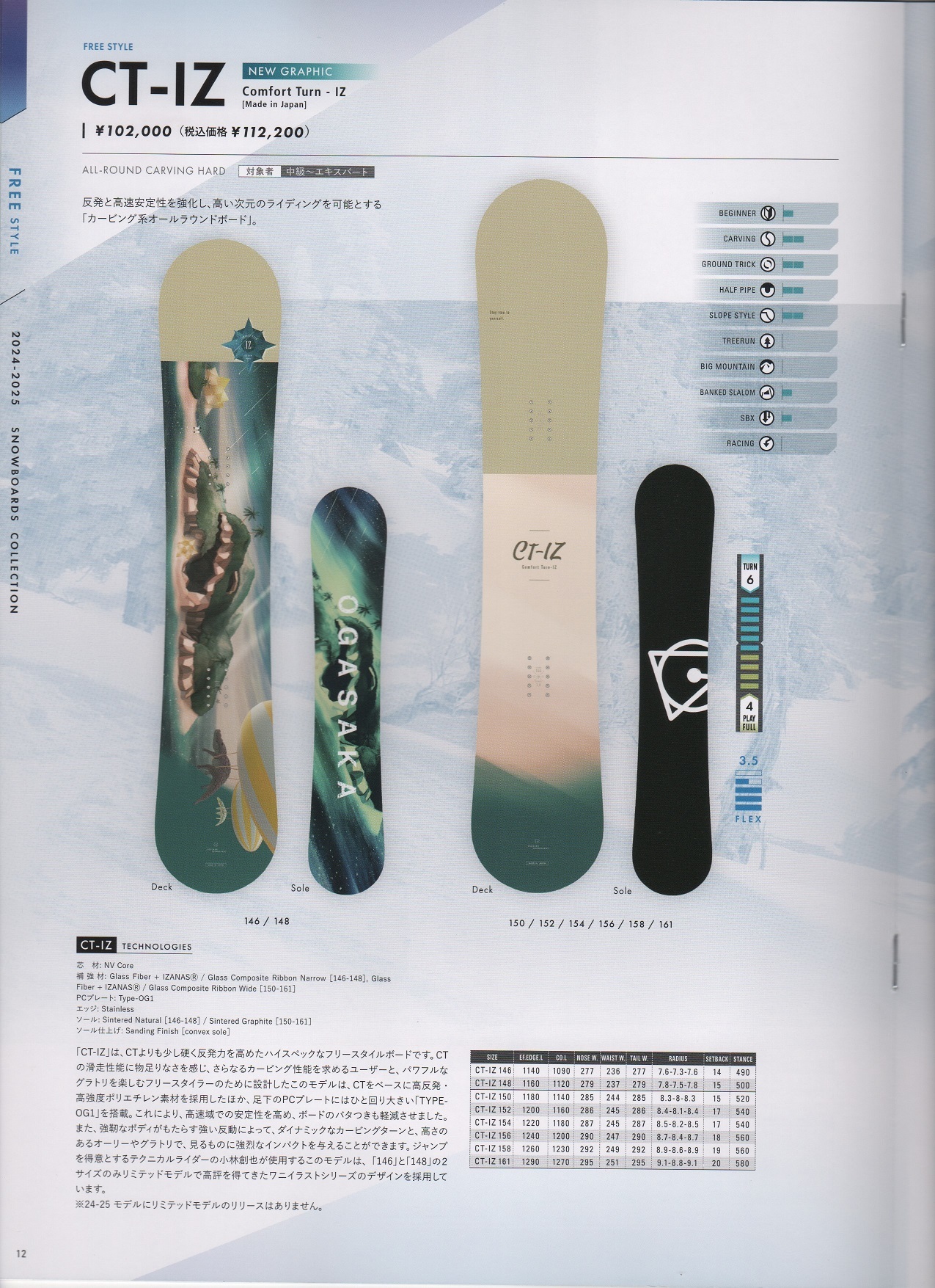 24-25ニューモデル OGASAKA(オガサカ) CT-IZ(シーティアイゼット