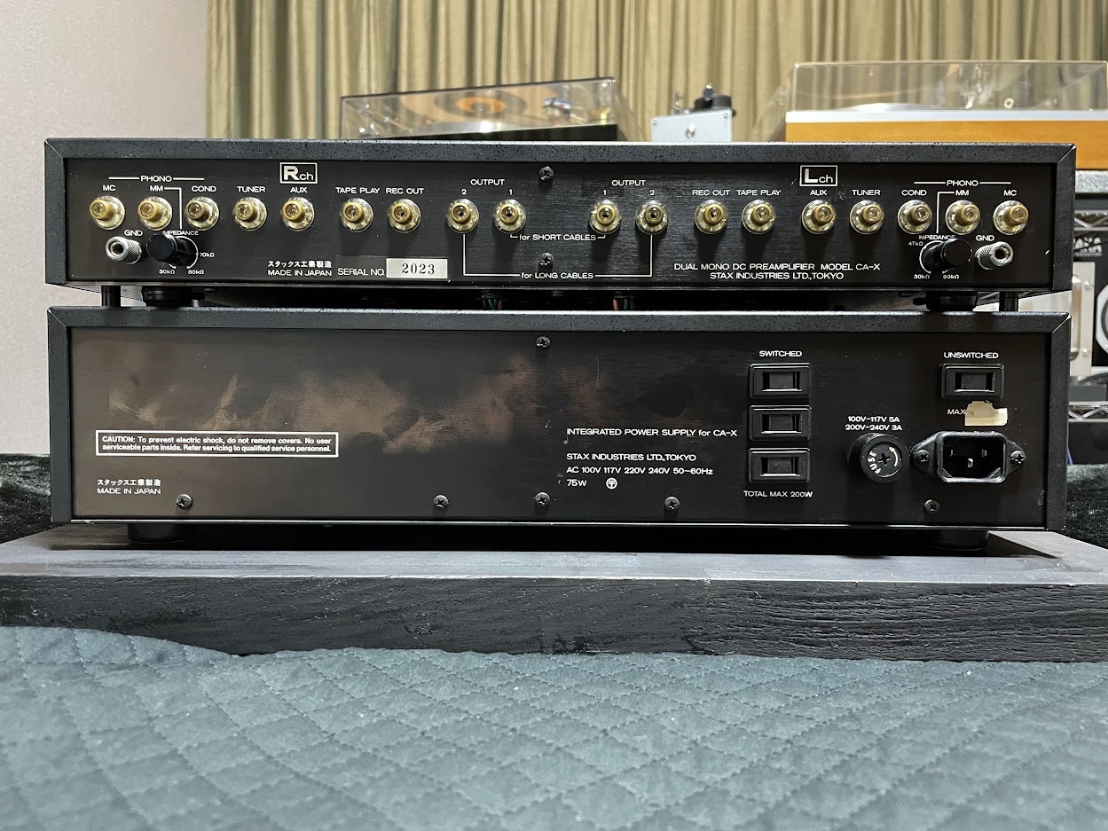 プリアンプ STAX CA-X/Pro - アンプ