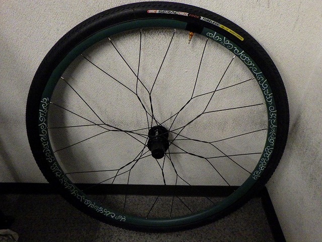 のむラボ 1号 手組ホイール 前後セット のむラボホイール1号withパワー