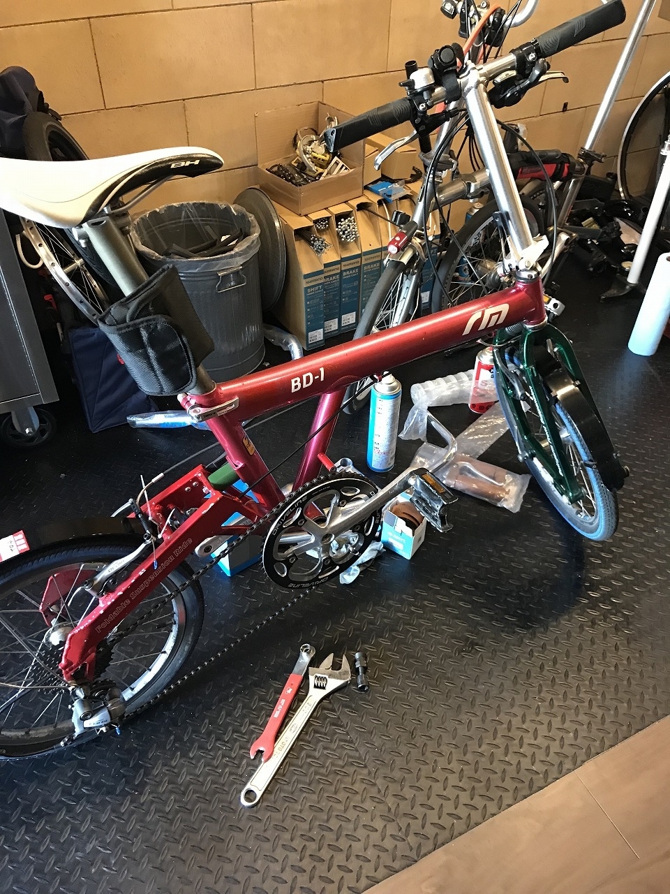 BD-1のオーバーホールでした。 | 折りたたみ自転車＆ミニベロ専門店