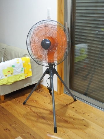 業務用扇風機 CFF452DPA 大型オレンジ羽根 業務用扇風機 CFF452DPA